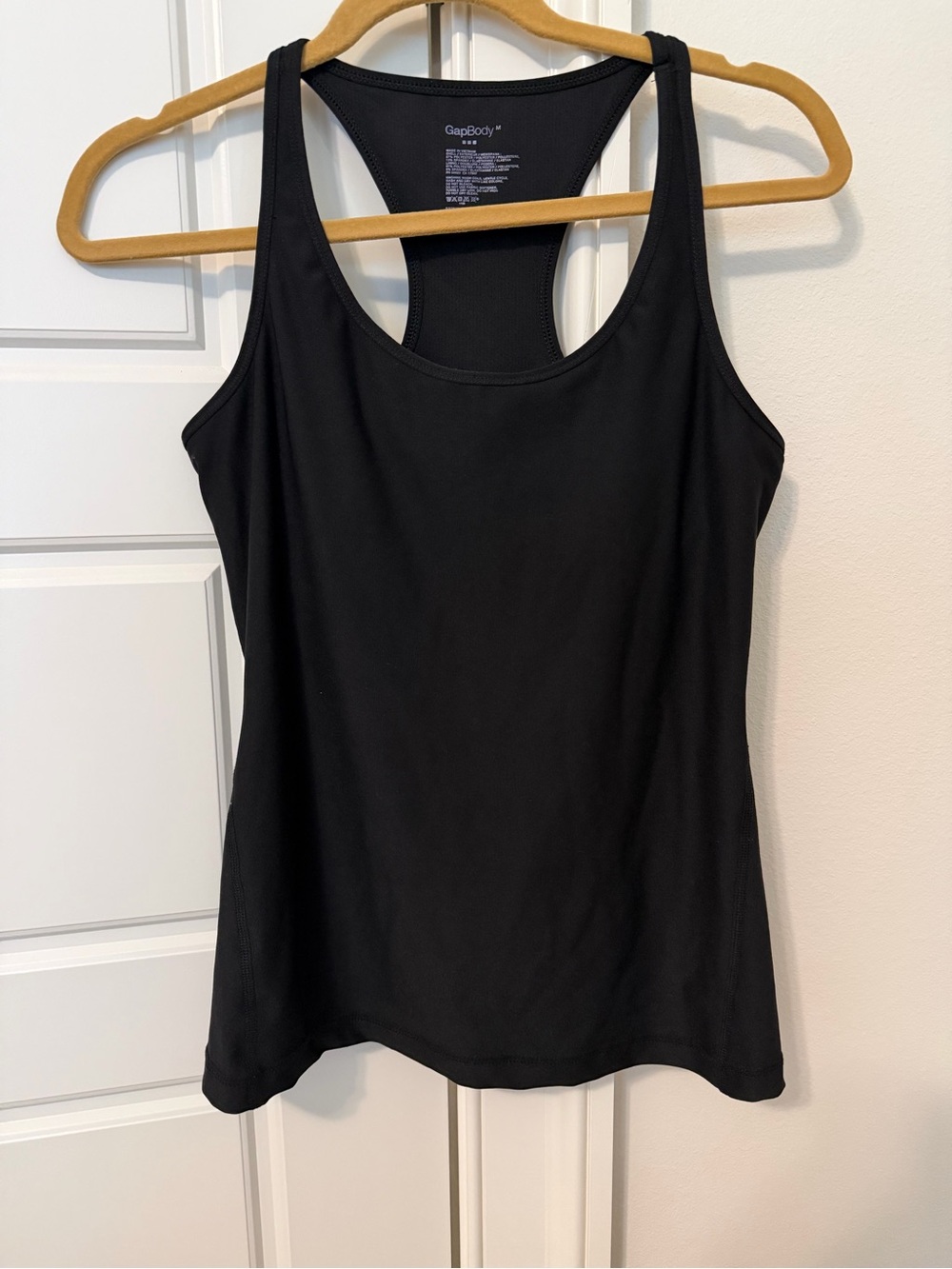 GapBody Women's Black Racerback Tank Top